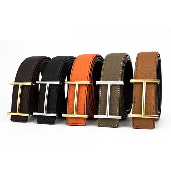 

h designer fashion belts for mens genuine leather male women casual jeans vintage fashion strap waistband, Black;brown