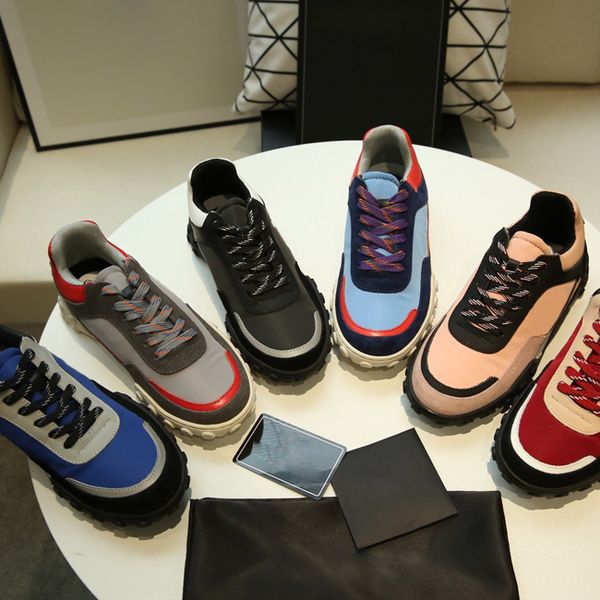 

2019 new color hoe fa hion neaker men women leather flat runner trainer port ca ual hoe 35 45 with box