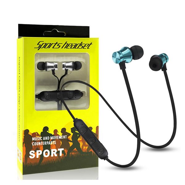 

xt-11 magnetic bluetooth earphone v4.2 stereo sports waterproof earbuds wireless in-ear headset with mic for iphone samsung