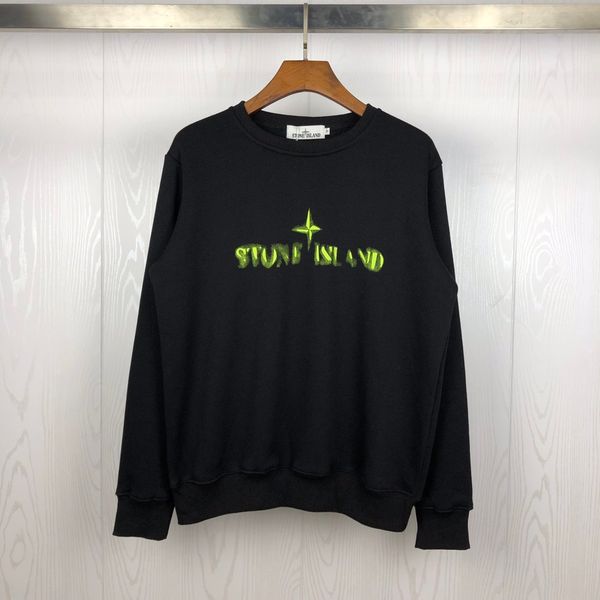 

limited edition fashion brand hoodies luxury stones islands mens designer pullover classic compass logo terry street tide sweaters, White;black