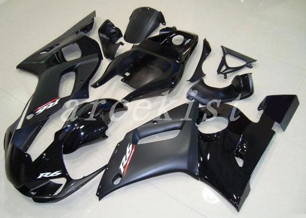 

3 gift new ab motorcycle fairing fit for yamaha yzf r6 1998 1999 2000 2001 2002 yzf r6 98 99 00 01 02 bodywork fairing cu tom black