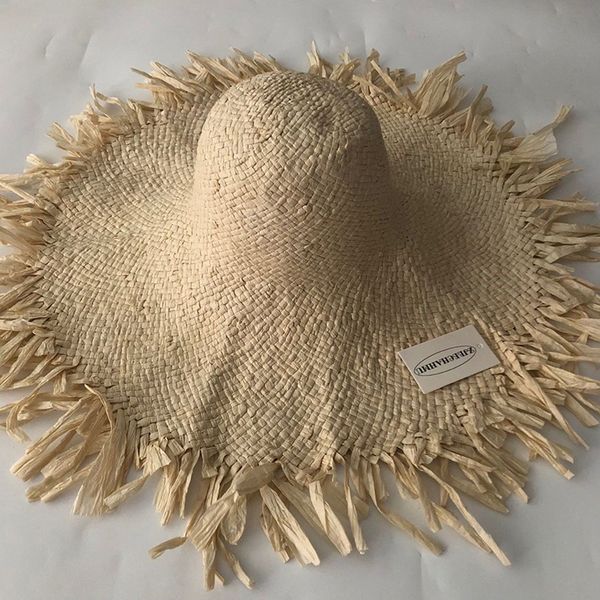 

zjbechahmu casual new straw sun hats for women, Blue;gray