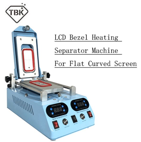 

100% original tbk tbk-268 automatic lcd bezel heating separator machine for flat curved screen 3 in 1 touch screen separator