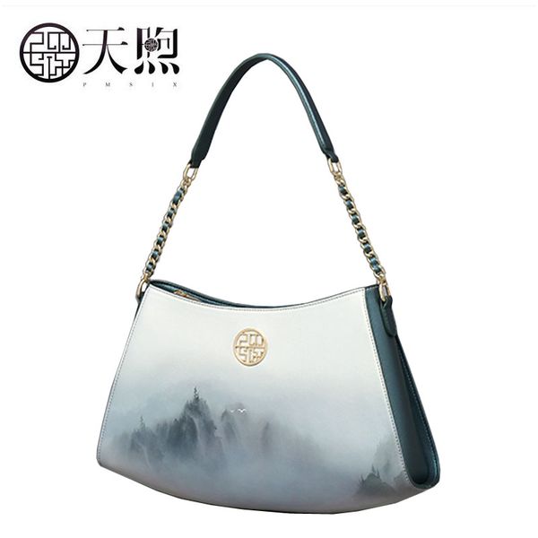 

pmsix new women leather bag handbags women bag leather handbag handbag cowhide shoulder