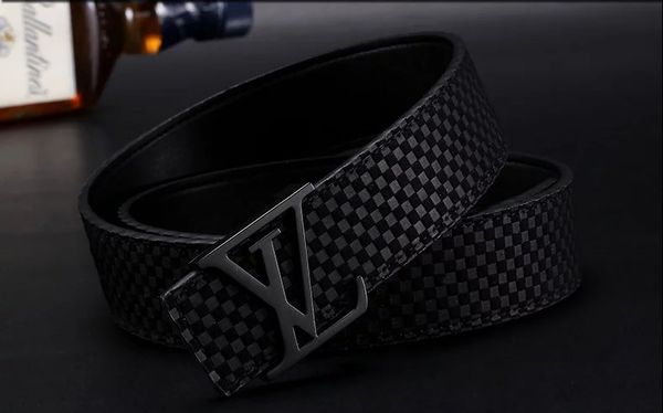 

2020 new fashion designer luxury brand belt for mens casual jeans genuine leather solid brass buckle inv, Black;brown