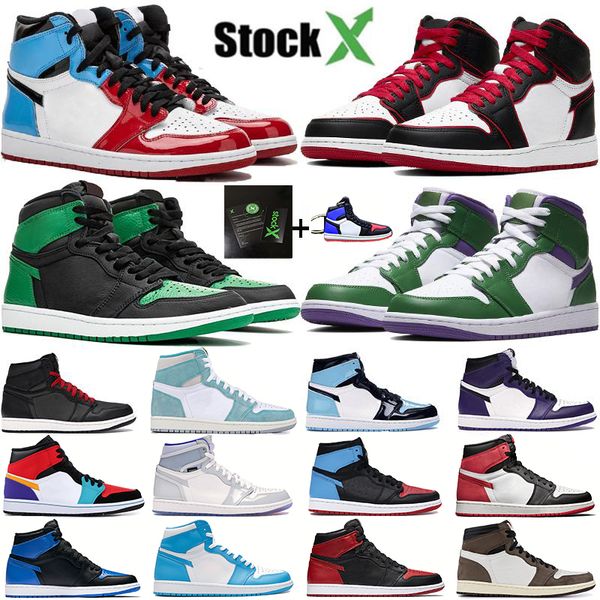 

1 1s high og chicago toe mens basketball shoes mid light smoke grey obsidian unc jumpman sports womens pine green black sneaker trainers