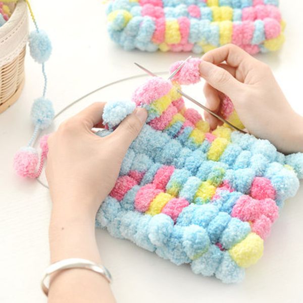 

150g/pcs diy natural soft cotton scarf yarn thick yarn for knitting crochet baby knitting wool yarn thread, Black;white