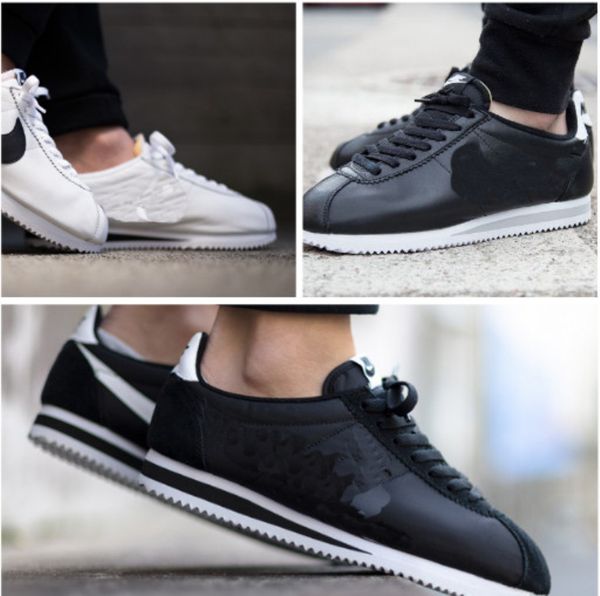 

new mens women athletic classic cortez nylon prm casual sneaker adlut pink black red white blue lightweight sport run shoes 36-45