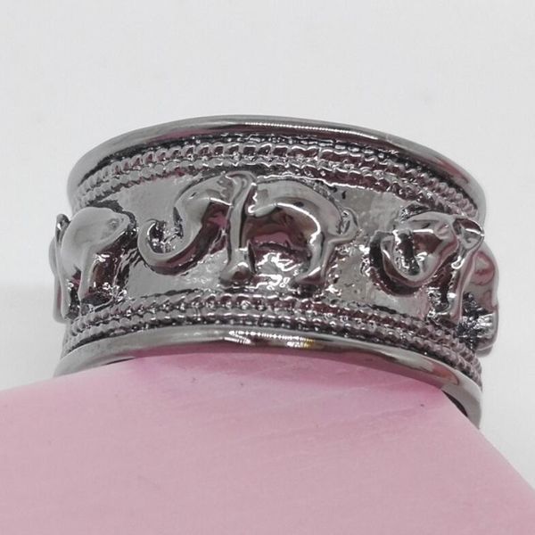 

fashion- jewelry punk band rings elephants silver plated band rings for women fashion of shipping