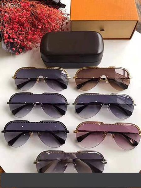 

мода v негабаритные солнцезащитные очки мужчины женщины зеркало вождения солнцезащитные очки очки роскошные прохладный металлический каркас, White;black