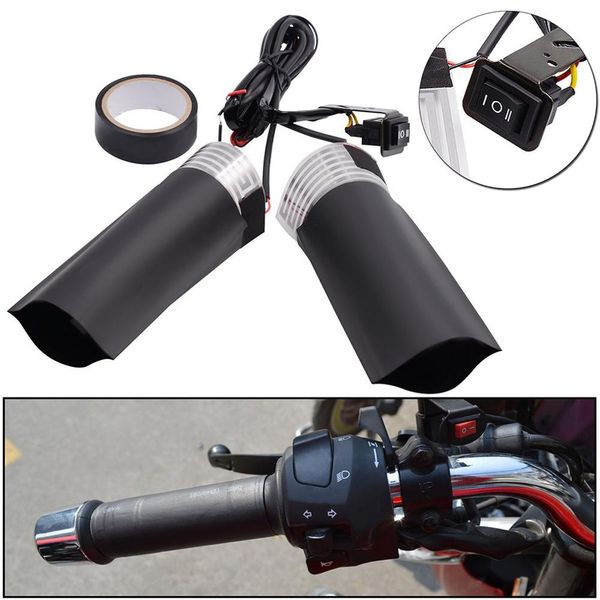 

motorcycle electric car electric handlebar motorcycle heated grip throttle pads handlebars atv scooter grips heater