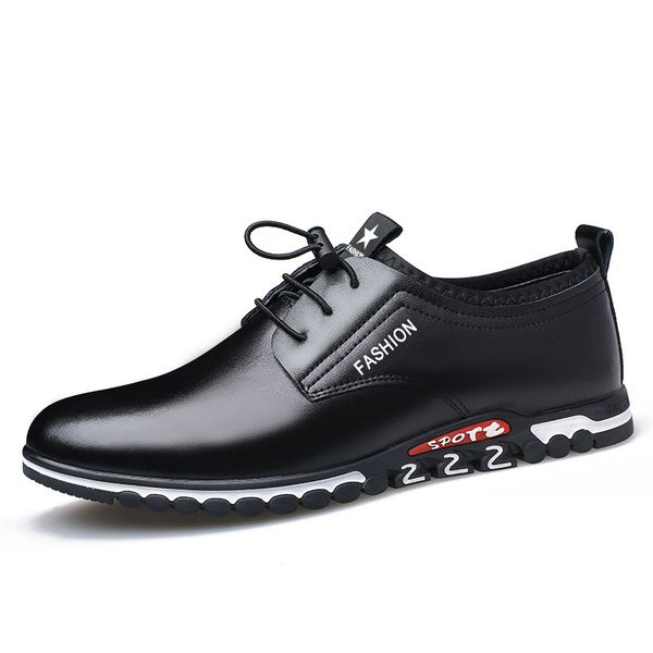 

genuine leather men casual shoes brand 2019 mens loafers moccasins breathable slip on black driving shoes plus size 38-46