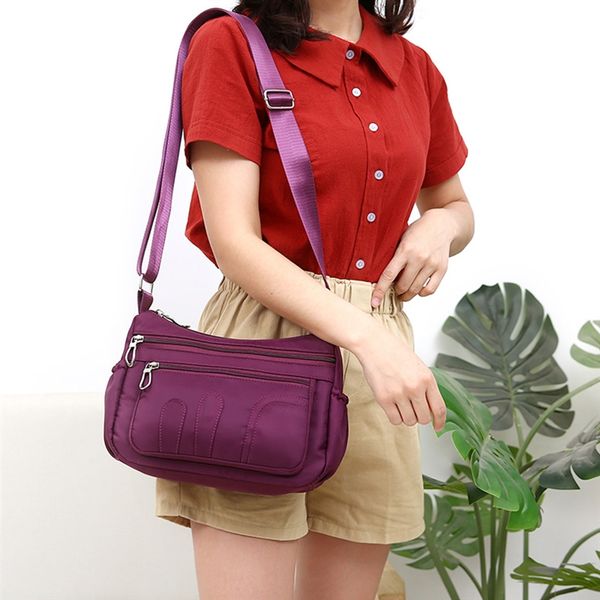 

handbags messenger bag women waterproof cloth bag good quality diagonal shoulder large capacity sac main femme