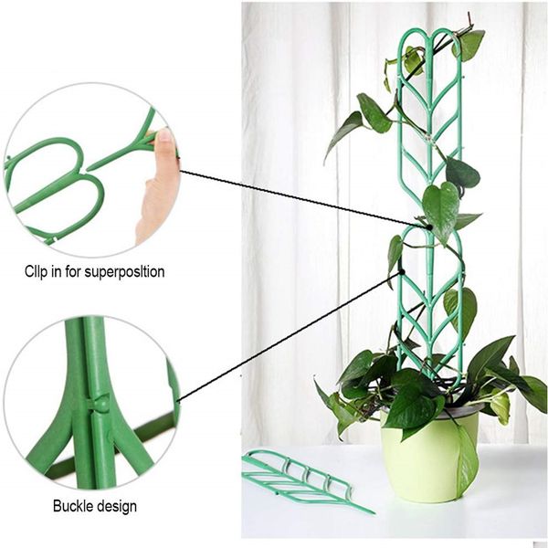 

6pcs potted plant support stakes indoor plant trellis fits for climbing plants