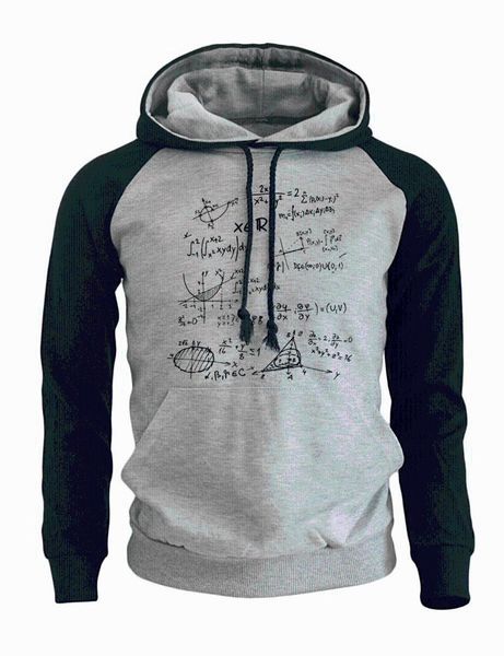 

hoodies for men 2017 autumn winter mathematical formula the big bang theory fashion men's sweatshirt fitness tracksuit new, Black