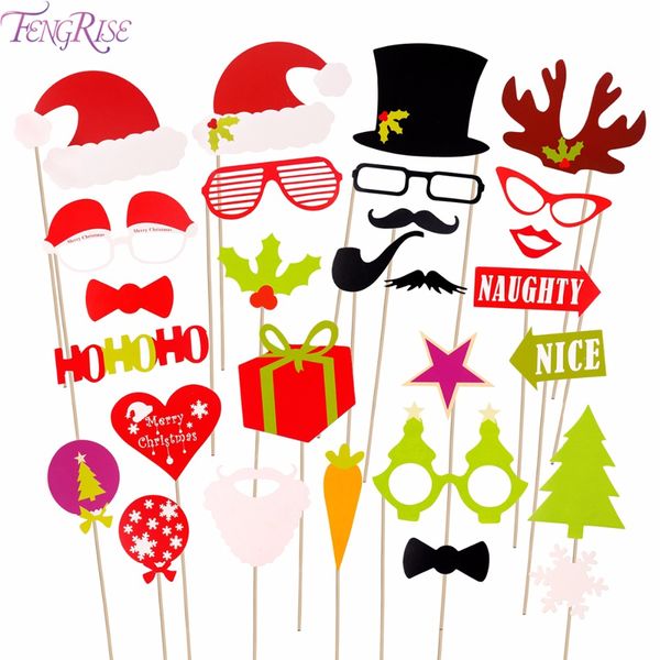 

fengrise бумажная новогодняя шапка смешные усы вечеринка фотографии реквизит новогоднее украшение фото реквизит фотоколл