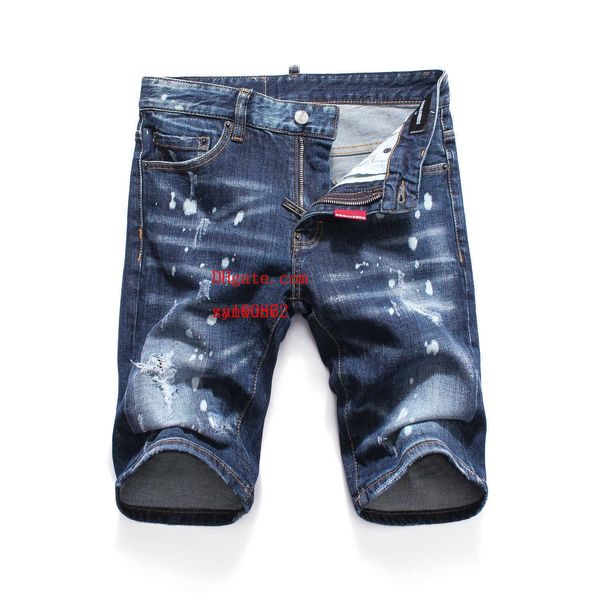 

mens brand clothes slim torn openwork street mens summer shorts pants basketball shorts shorts pour hommes man clothes ydl-6, Blue