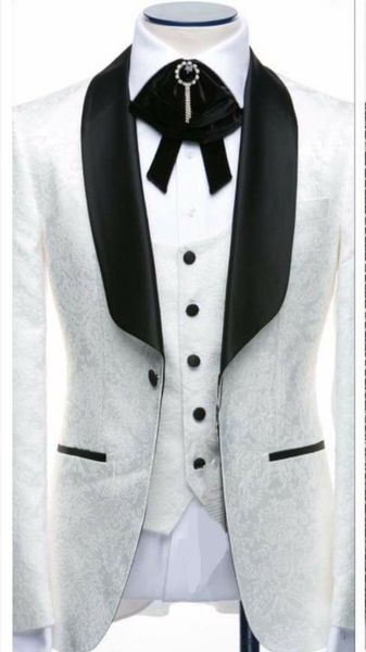 

classic jacquard tuxedos groom wedding men suits mens wedding suits tuxedo costumes de smoking pour hommes men(jacket+pants+tie+vest) 170, Black;gray