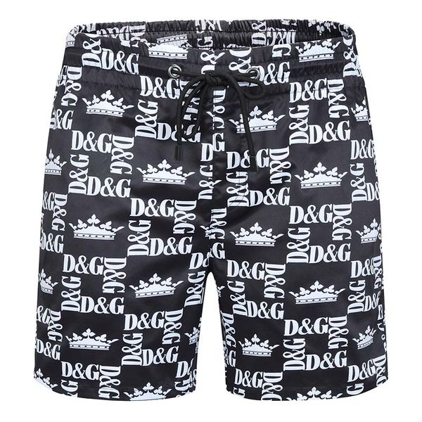 

text printing men's beach pants can be launched into the water fast-drying loose spring shorts beach vacation swimming trunks, Blue