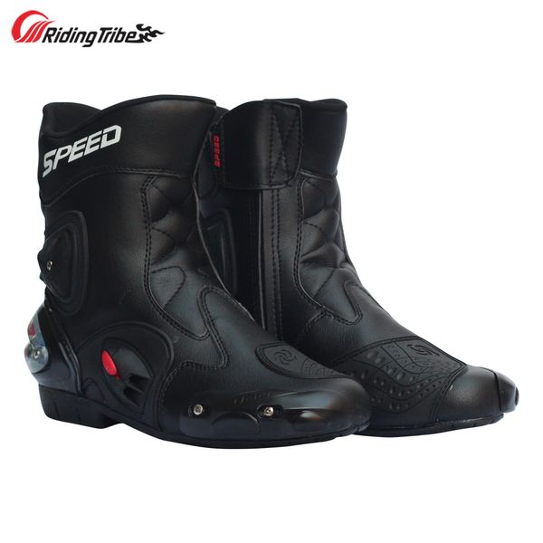 

riding tribe mens motorcycle racing boots protective gear anticollision anti-skid shifter shoes motorcycle accessories a004