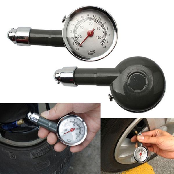

auto metal truck racing car tire air pressure gauge automobile tyre meter vehicle tester monitoring system measuring tool tyres