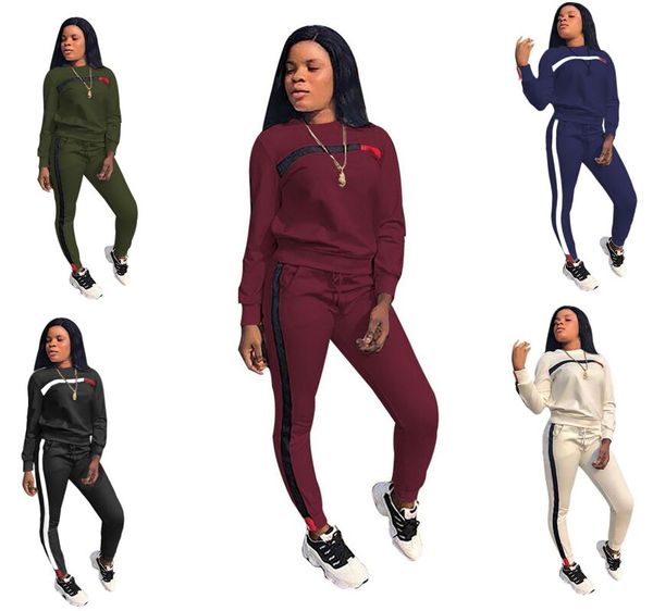 

wholesale casual women track suit polo jacket pants jogging jogger sets sports tracksuits sweat suits fashion sportswear ing, White