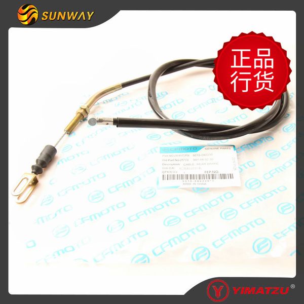 

yimatzu atv utv parts cable, rear brake for cfmoto cf500 a b c d e cf500-2 2a cf625 cf600-c parts number 9010-080230