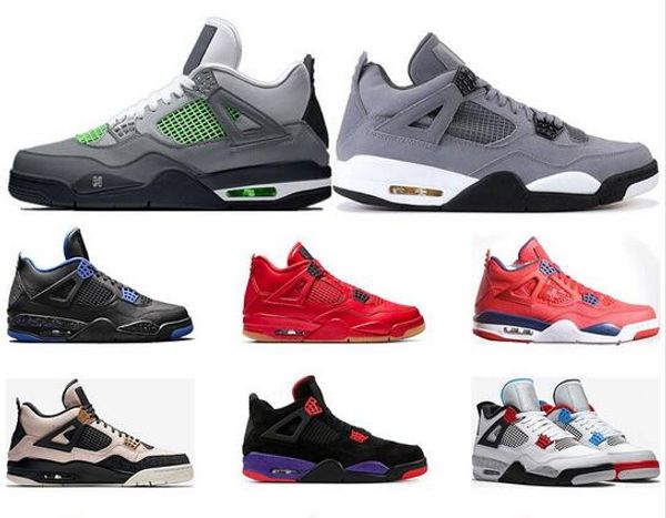 

2019 new bred 4 4s iv what the cactus jack laser wings mens basketball shoes denim blue eminem pale citron men sports designer sneakers
