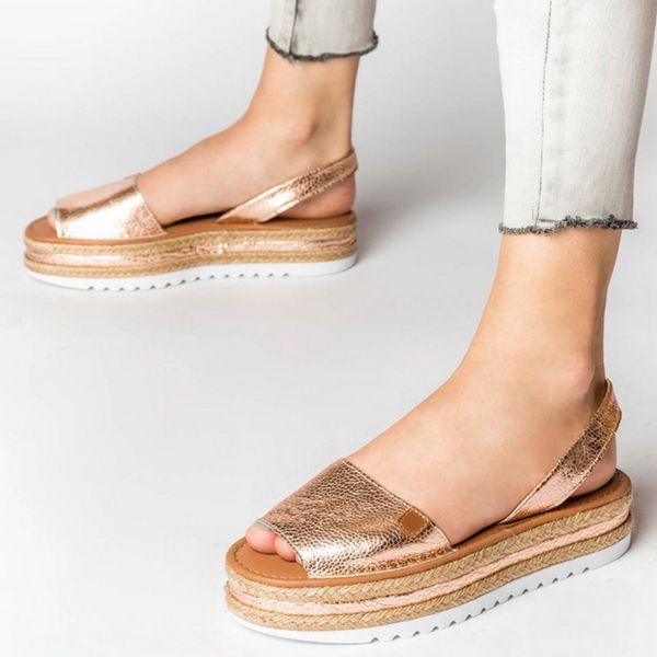 

oeak wedge heel sandals for women summer sandals fashion leopard platform ankle mid heel open toe flat 2020, Black