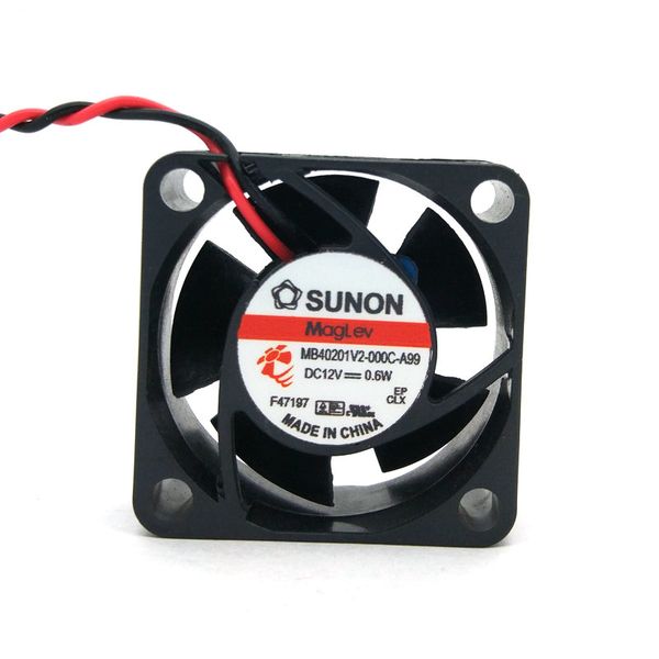 Novo Original SUNON MB40201V2-000C-A99 DC12V 0,60 W 40*40*20MM 4CM ventilador de refrigeração