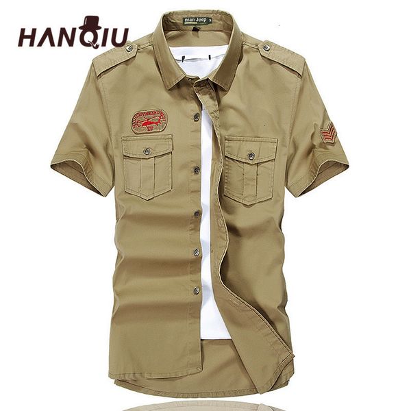 

cargo shirts mannen zomer mode effen katoen korte mouwen homme shirt mannelijke camisa masculina hoge kwaliteit mannen shirts, White;black