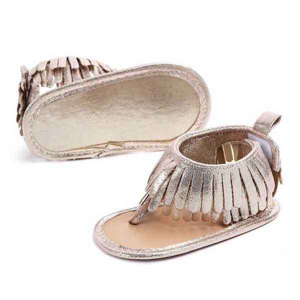 

summer tassel baby shoes soft non-slip crib infant girl shoes moccasins sandal baby girls sandals 0-18m us ship, Black;red