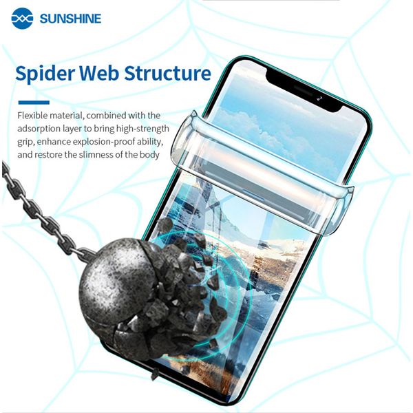 

sunshine ss-057 flexible гидрогель мембрана для ss-890c машины для резки экрана телефона передней защиты пленки