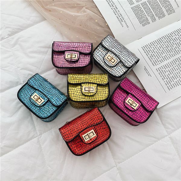 

raged sheep 2020 new shoulder bags crossbody bag baby girls child kids cartoon coin purses cute princess handbags small wallet, White