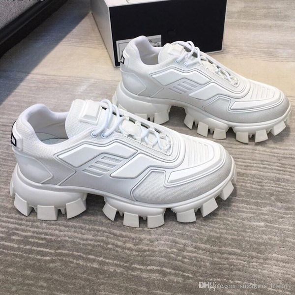 

cloudbust thunder sneakers luxury designer shoes mens sneakers shoes womens sneakers shoes casual shoe rubber sole with double bottom, Black
