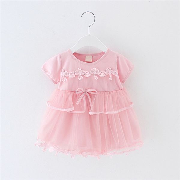 

us flower girl princess dress kids baby party wedding lace tulle tutu dresses, Red;yellow