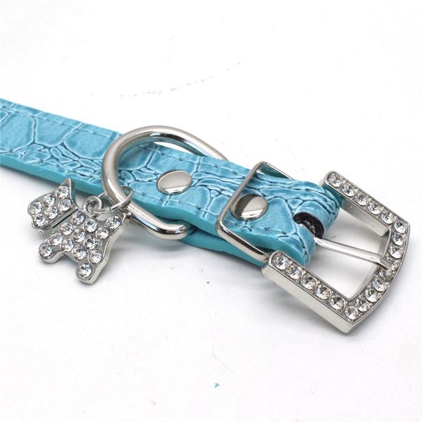 

1pcs crystal pendant pet dog collar puppy cat pet buckle dogs leads neck strap animal pet accessories dog leash