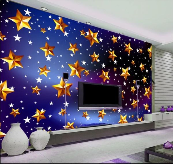 

modern wallpaper for living room fantasy romantic starry sky wallpapers stereo background wall decoration painting