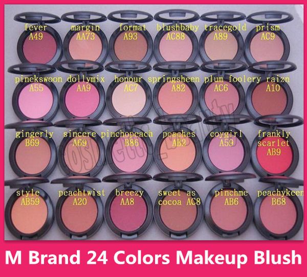 

famous face makeup sheertone blush 24 colors blush palette 6g no brush powder shimmer blush ing