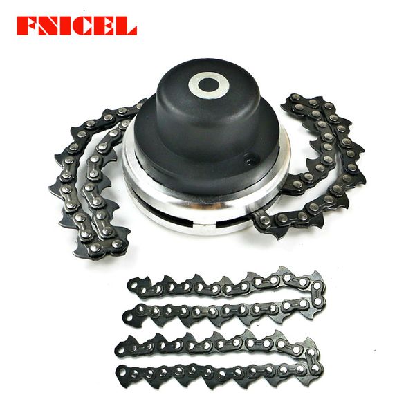 

upgraded m10 trimmer head coil chain brush cutter garden grass trimmer head with thickening chain for lawn mower