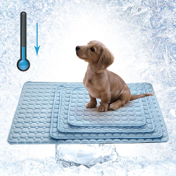 

лето охлаждения коврики одеяло ice pet диван-кровать портативный тур кемпинг йога матрасов для собак кошки подушка pet принадлежности