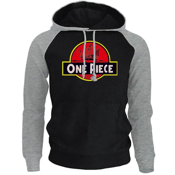 

japan anime sweatshirts men hoodies raglan one piece cartoon hoody spring winter 2020 hip hop casual pullover funny print hooded, Black