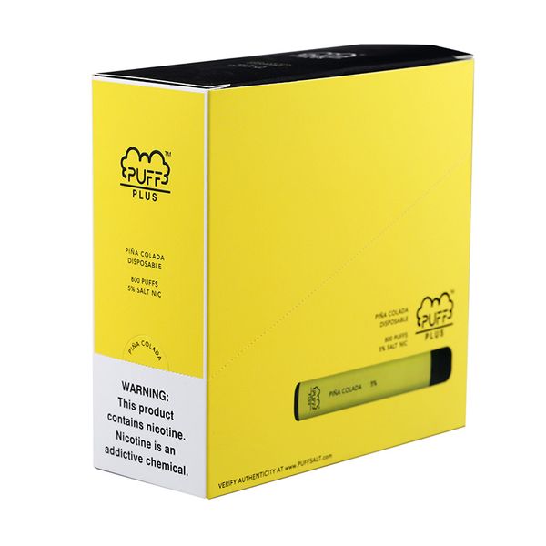 

Одноразовый испаритель стартового комплект слоеного плюс 800 пуфы Vape ручка 550mAh Аккумулятор 3,2 мл Pre-Filled Vape Тележка