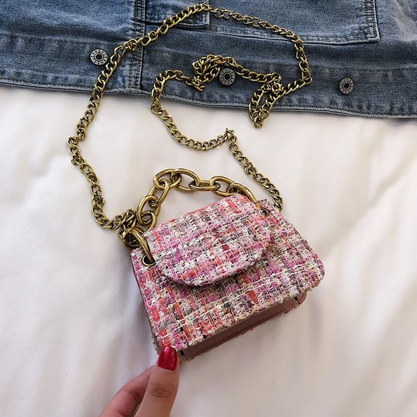 

2020 new small square bag wild chain messenger bag fashion simple fairy shoulder