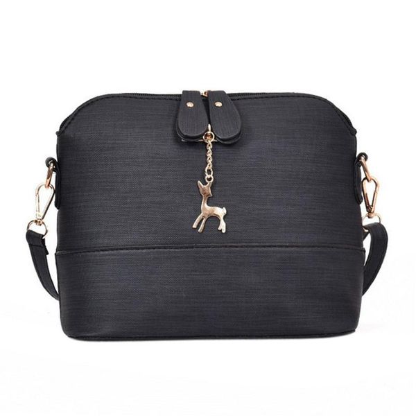

2020 fashion new women shoulder bags simple fashion shell shape women small messenger crossbody bag ladies zipper handbags