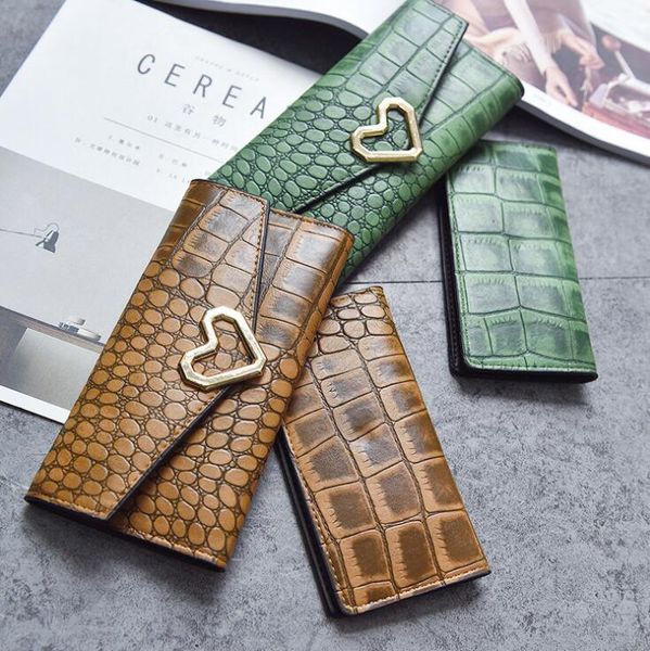 

factory wholesale women handbag retro stone stripes wallet fashion leather mother long wallets personality stones leathers purse, Red;black