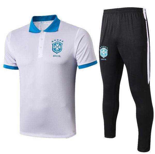 

New Brazil 2019 World Cup short sleeve tracksuits 19 20 D.COSTA DAVID LUIZ pants training suit ki