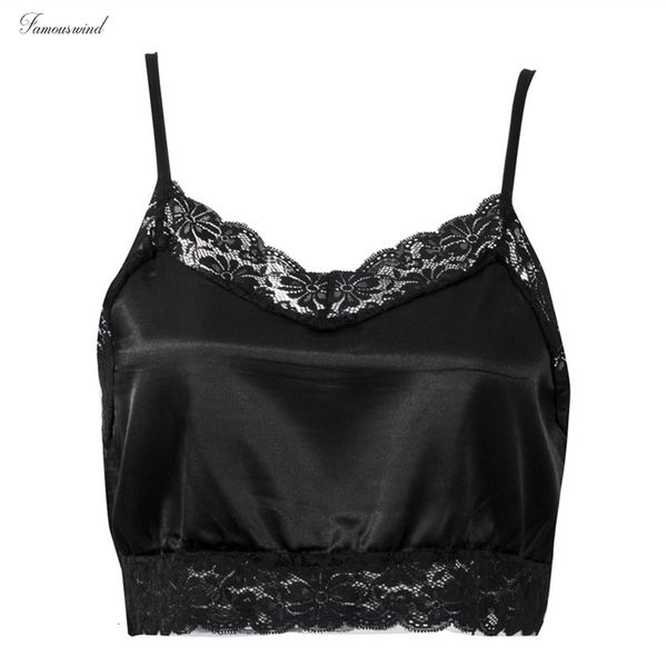 

лоскутное sexy женщин топы бюстье бюстгальтер жилет crop top solid кружева мода bralette рукавов танки laciness короткие wear, White