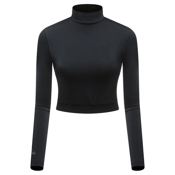 

womens long sleeve golf shirt outdoor anti-uv sunscreen ice cropped ladies breathable soft golf crop d0680