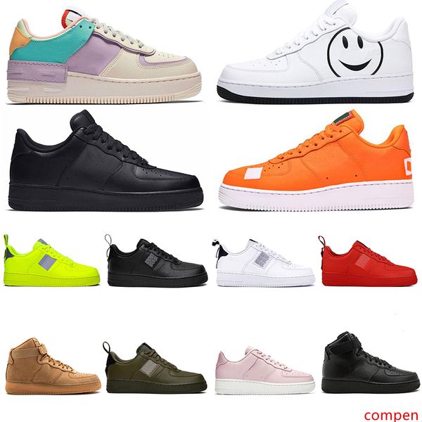 

2020 mens skateboard shoes mystic navy utility black white triple volt red olive flax women casual skate shoes platform designer sneakers